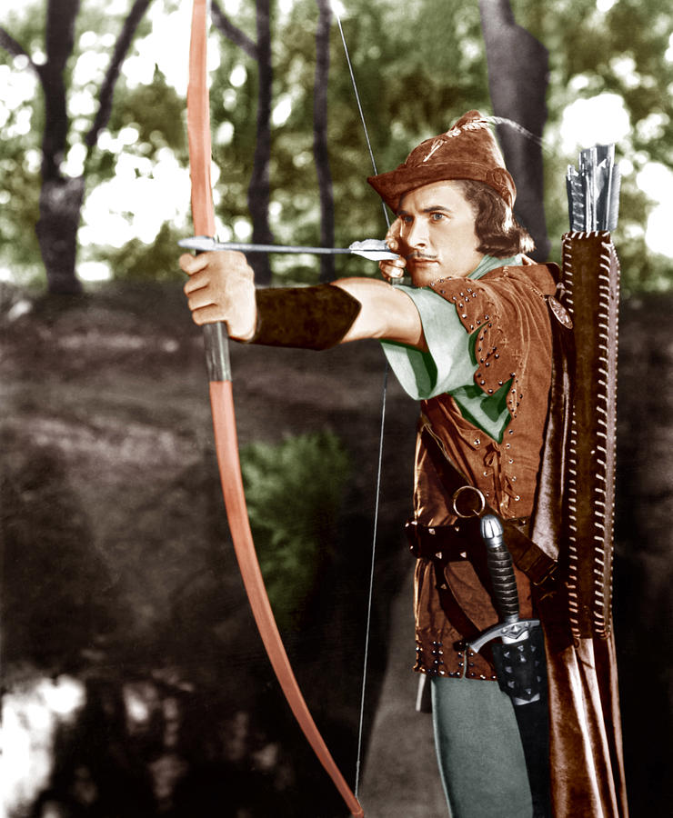 Movie Photograph - The Adventures Of Robin Hood, Errol #1 by Everett