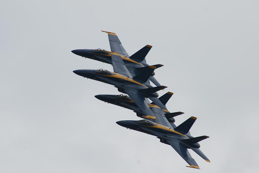 The Blue Angels  Photograph by Neal Eslinger