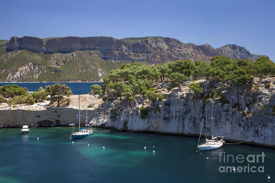 The Calanques - Provence France Photograph by Brian Jannsen