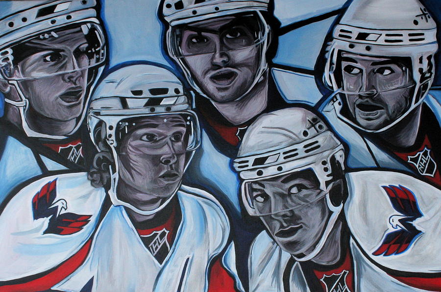 Washington Capitals Painting - The Capitals by Kate Fortin Washington Capitals Painting - The Capitals by Kate Fortin
