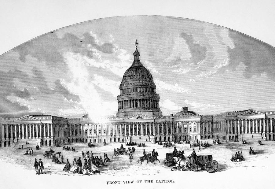 The Capitol Building In Washington #1 Photograph by Everett