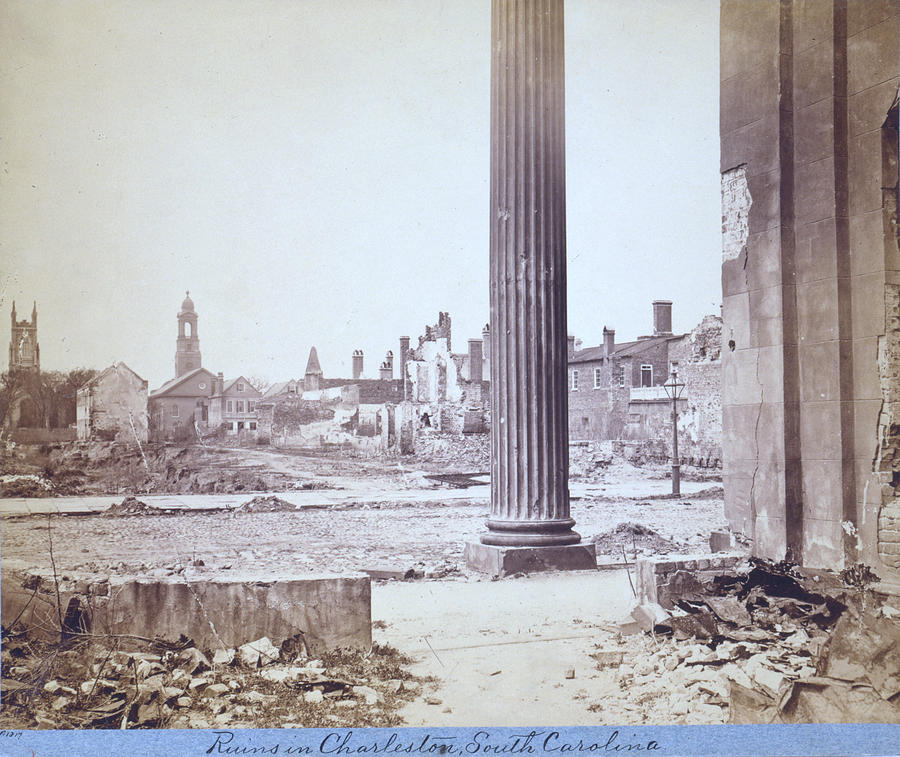 The Civil War, View Of Ruined Buildings #1 by Everett