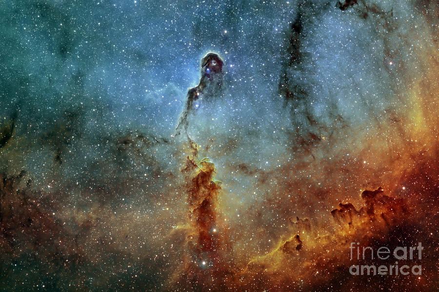 Interstellar Photograph - The Elephant Trunk Nebula #1 by Rolf Geissinger