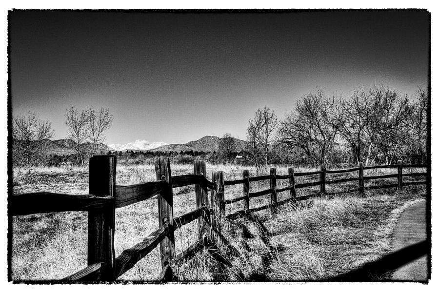 The Fence Line at South Platte Park #1 Photograph by David Patterson