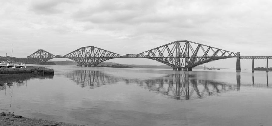 Train Photograph - The Forth - Scotland by Mike McGlothlen