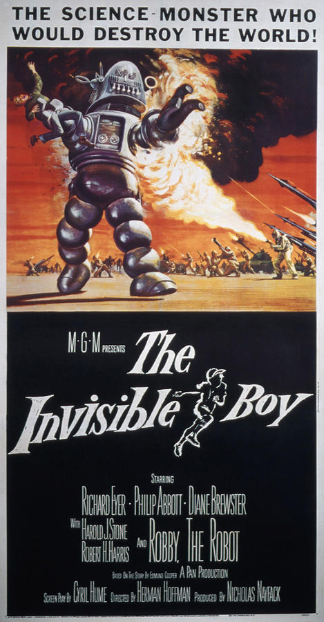 The Invisible Boy, Robby The Robot Photograph by Everett - Fine Art America