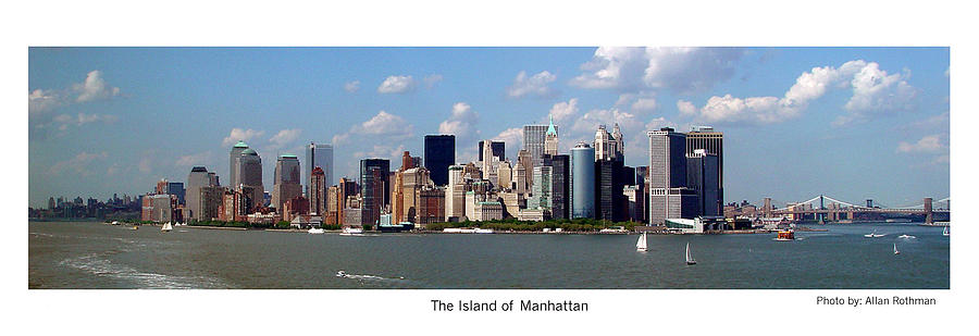 The Island Of Manhattan #1 Photograph by Allan Rothman