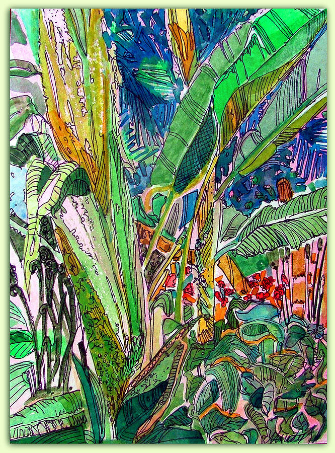 The Mighty Jungle #2 Painting by Mindy Newman