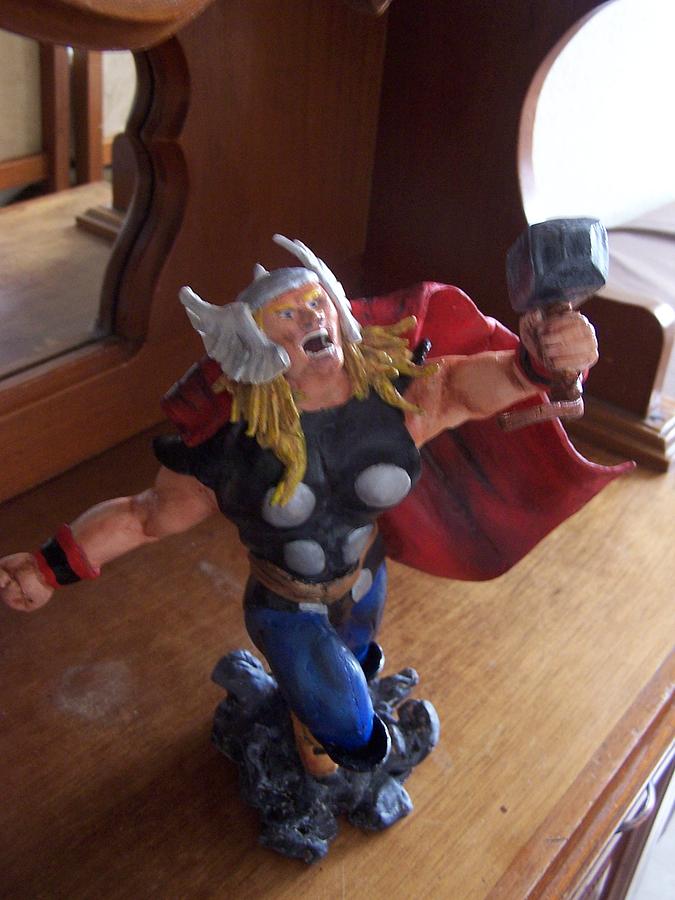 The Mighty Thor #1 Sculpture by Luis Carlos A