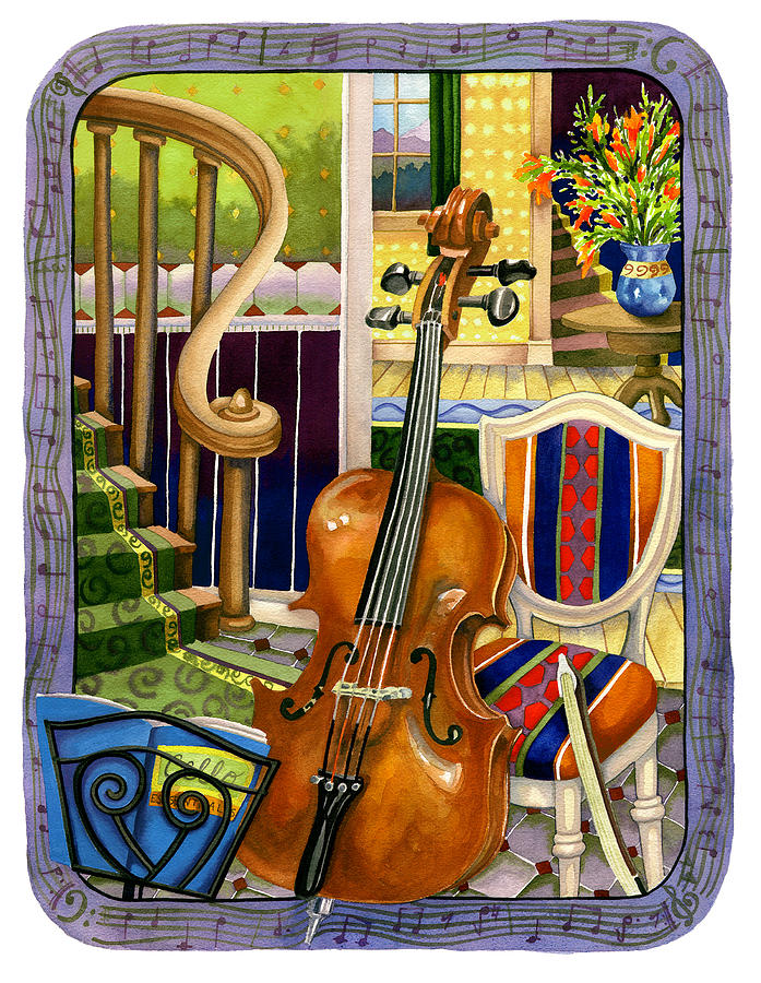 The Music Lesson #1 Painting by Anne Gifford