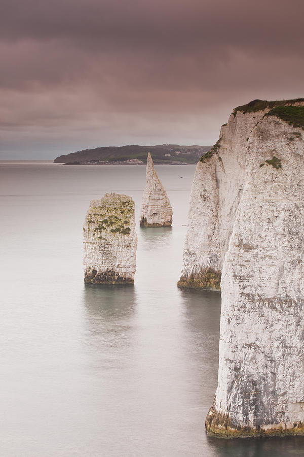 The Pinnacles Near To Old Harry Rocks #1 Photograph by Julian Elliott Ethereal Light