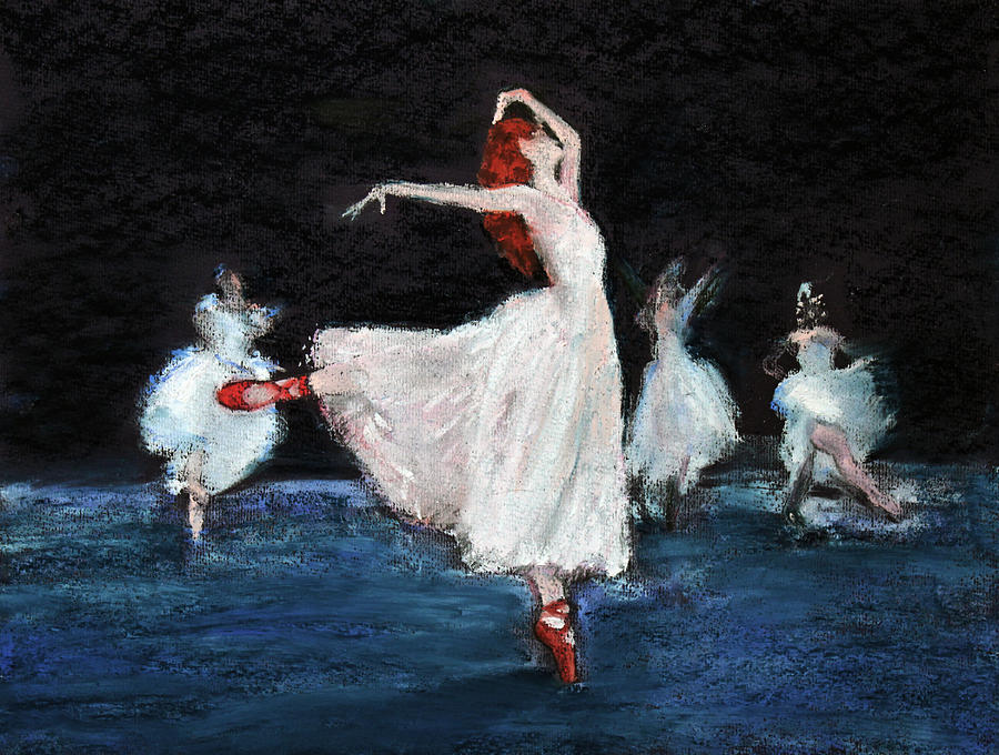 The Red Shoes Painting by Mike Paget