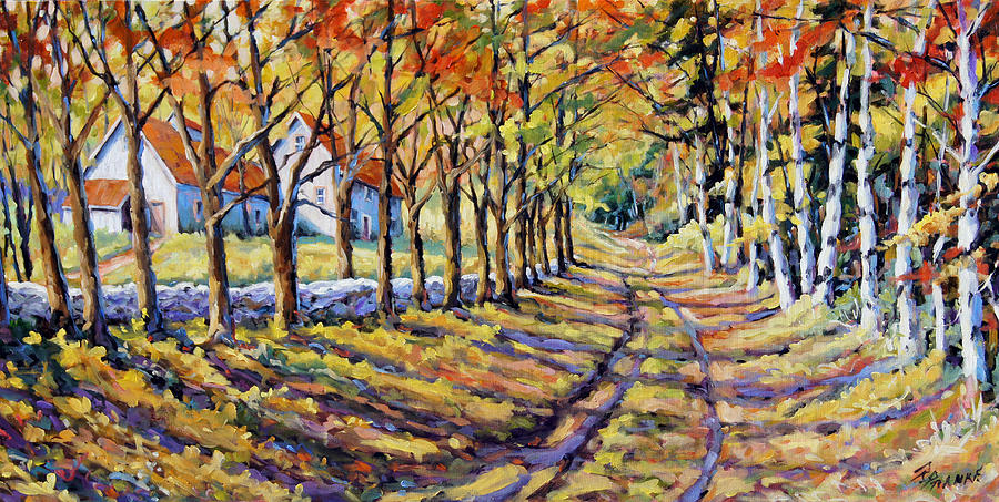 The Road Home #1 Painting by Richard T Pranke
