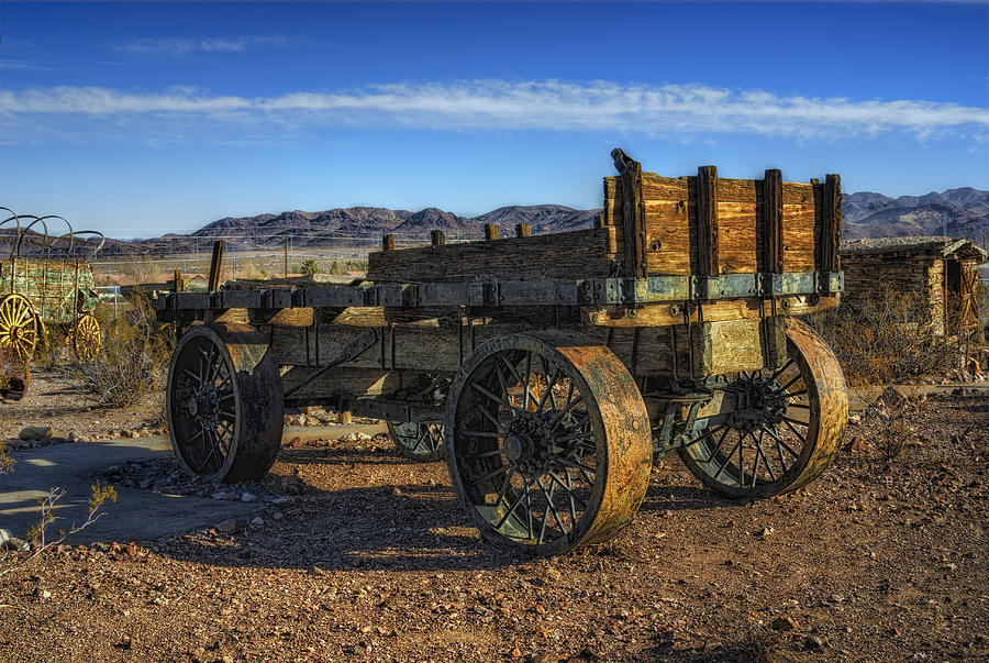 Hdr Photograph - The Wagon #1 by Stephen Campbell