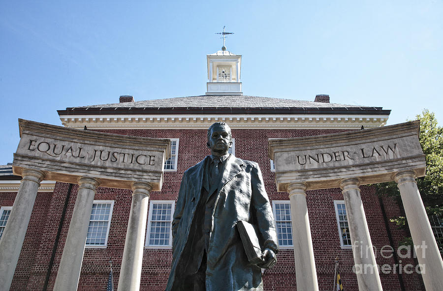 Thurgood Marshall Memorial in Annapolis #2 Photograph by William Kuta