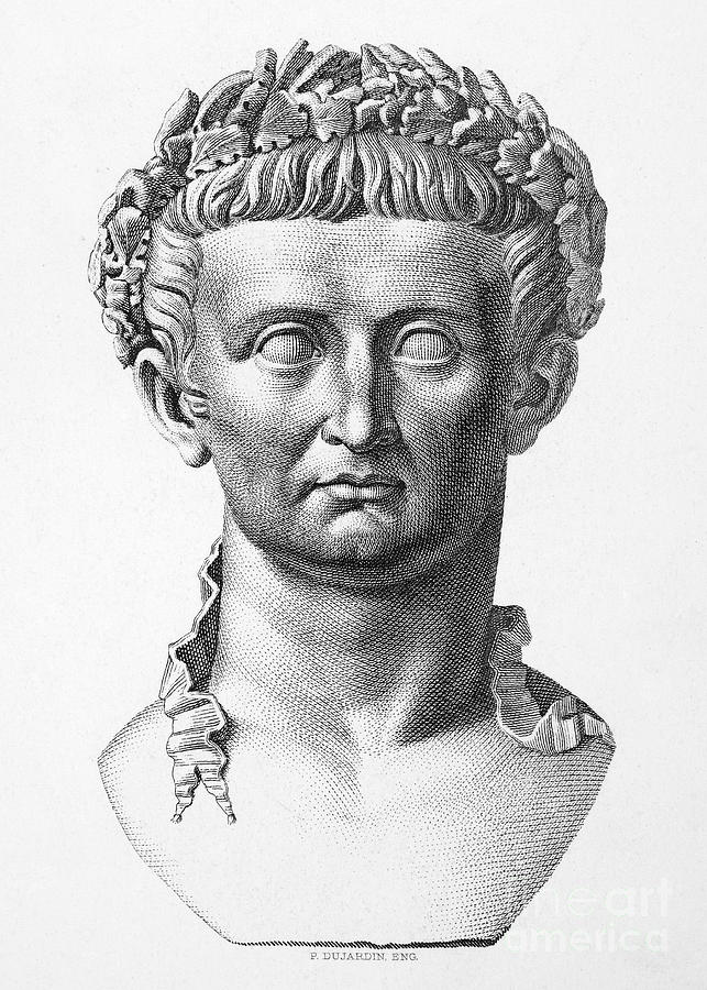 Portrait Photograph - Tiberius (42 B.c.- 37 A.d.) #1 by Granger