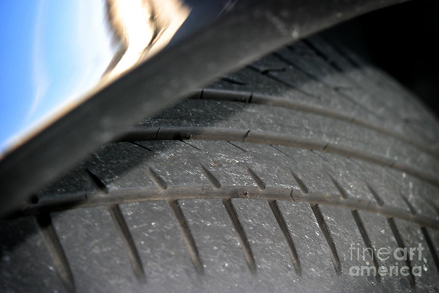 Tire Surface #1 Photograph by Henrik Lehnerer
