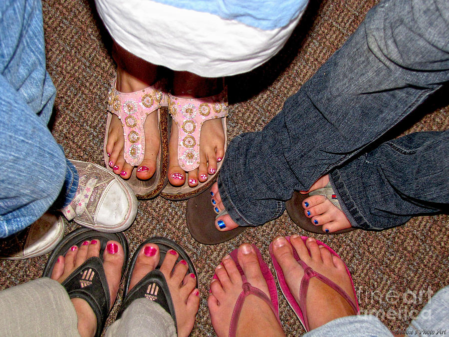 Toes in #1 Photograph by Debbie Portwood