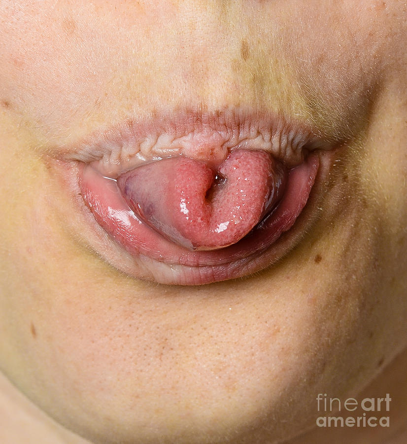 Tongue Trick #1 Photograph by Photo Researchers