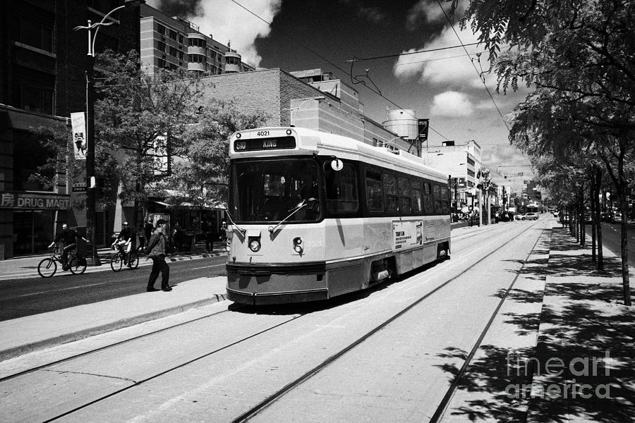 Transportation Photograph - Toronto Transit System Ttc Tram Ontario Canada #1 by Joe Fox