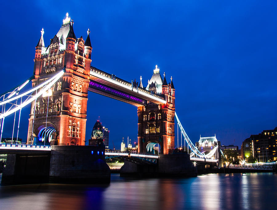 Tower Bridge at Night Photograph by Dawn OConnor - Fine Art America