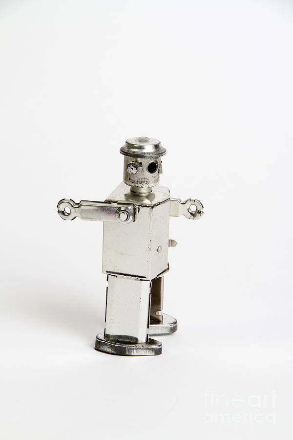 Toy Photograph - Toy Robot #1 by Photo Researchers, Inc.