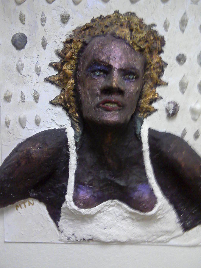 tribal figure painting