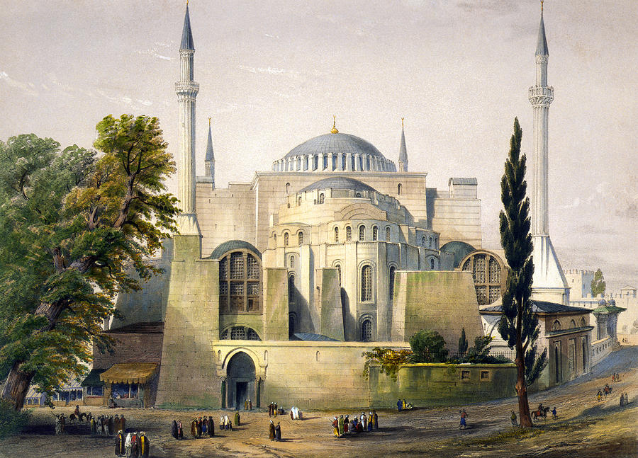 Turkey: Hagia Sophia, 1852 #1 Photograph by Granger