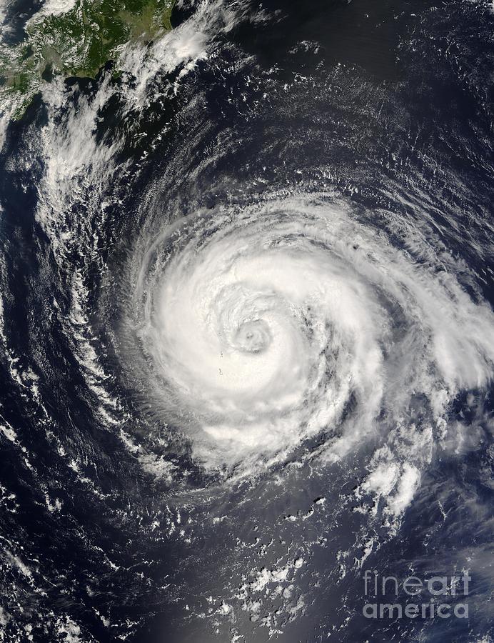 Typhoon Fitow #1 Photograph by Nasa