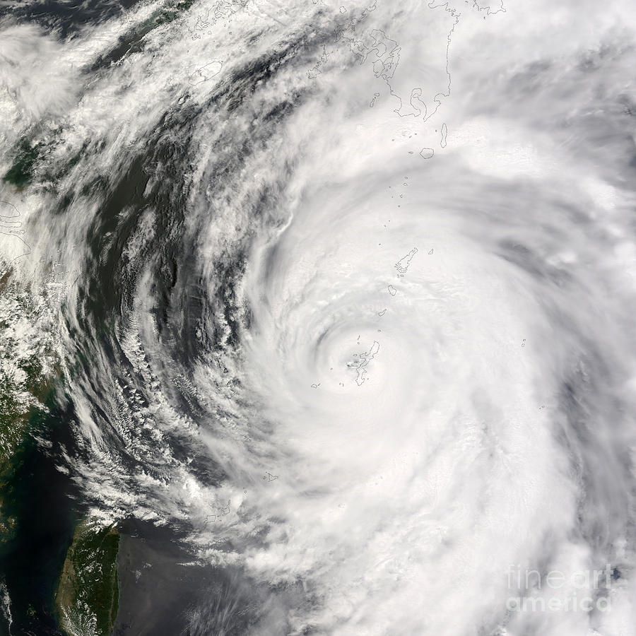 Typhoon Man-yi Photograph By Nasa - Fine Art America