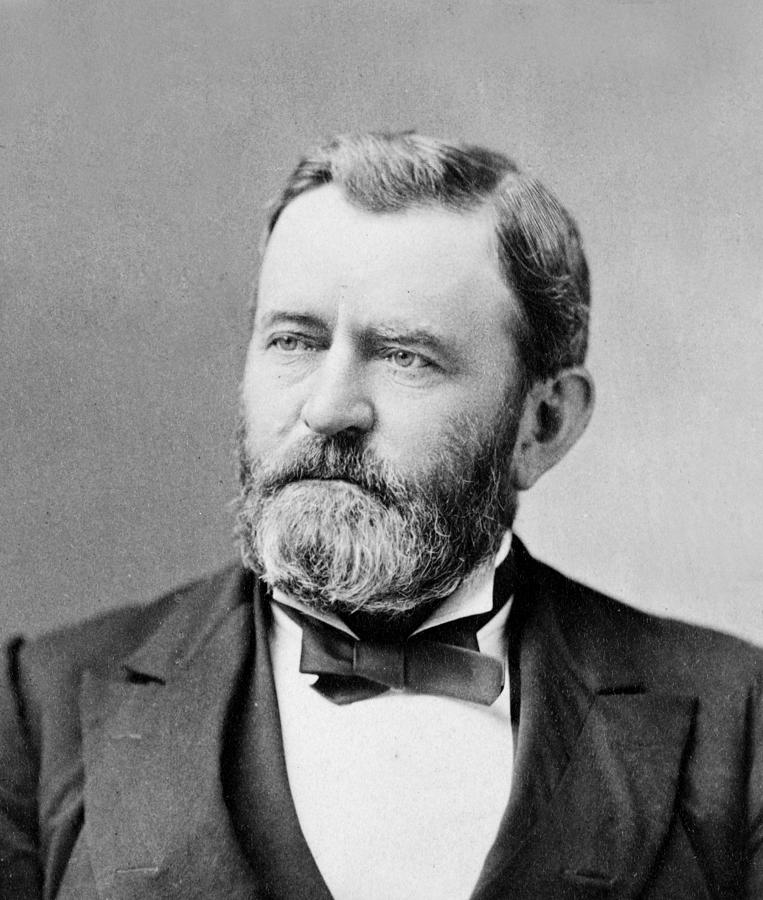 Portrait Photograph - Ulysses S Grant - President of the United States #1 by International  Images
