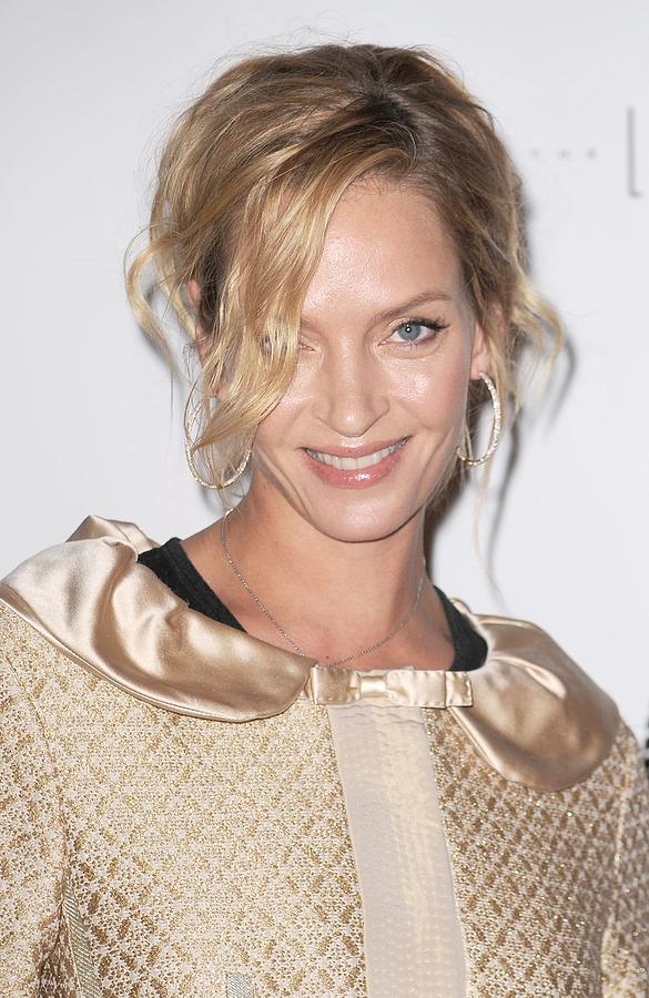 Uma Thurman In Attendance For Friars Photograph by Everett - Fine Art ...