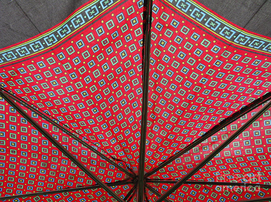 Pattern Photograph - Umbrella Abstract #1 by Steve Outram