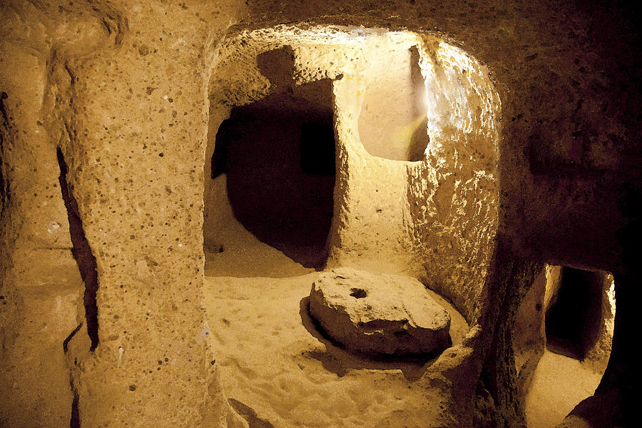 Underground caves Derinkuyu Photograph by Kantilal Patel - Fine Art America