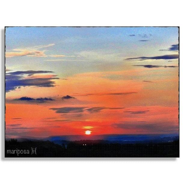 Nature Photograph - Undressed Sunset #1 by Mari Posa