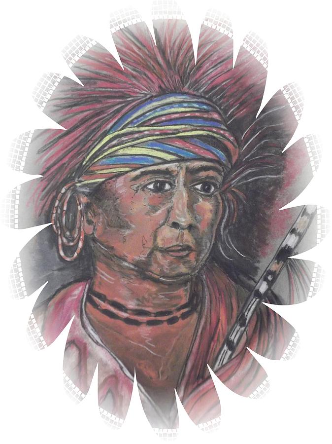 Native American Mixed Media - Unknown  #1 by Nashoba Szabol