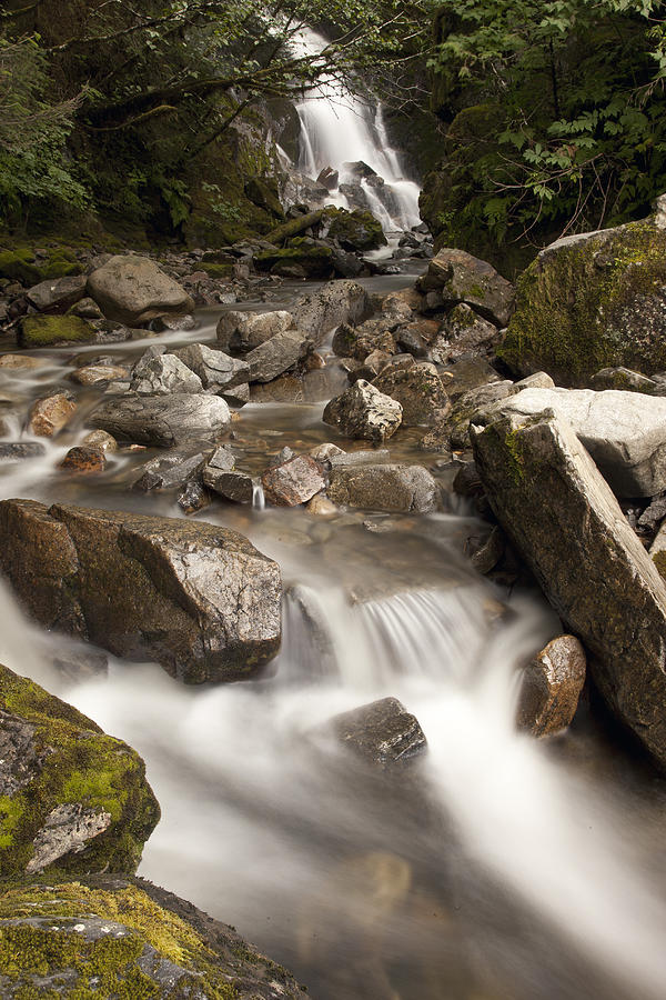 Unnamed Waterfall Along South Tongass #1 Photograph by Matthias Breiter