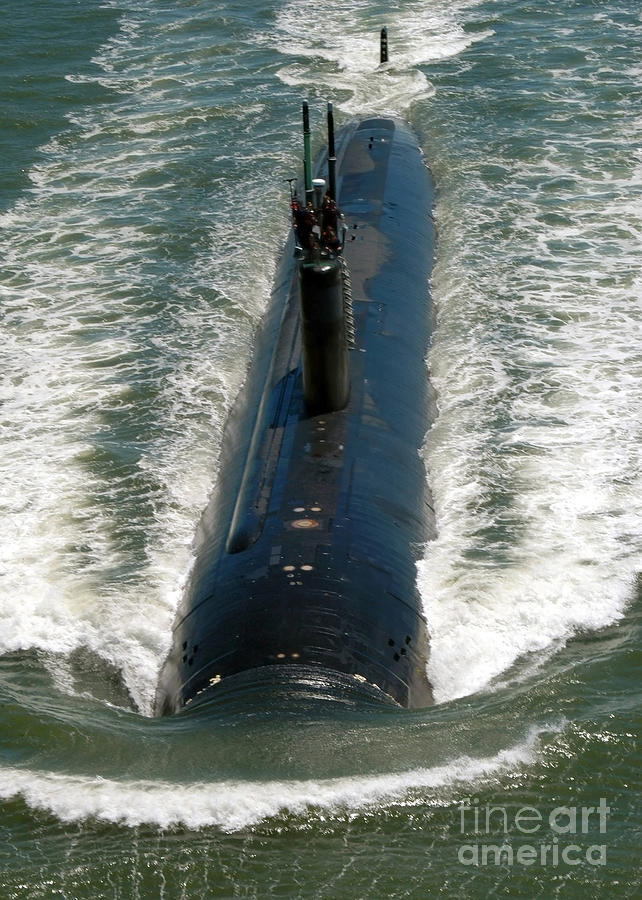 U.s. Navy Sailors Man A Topside Watch Photograph by Stocktrek Images ...