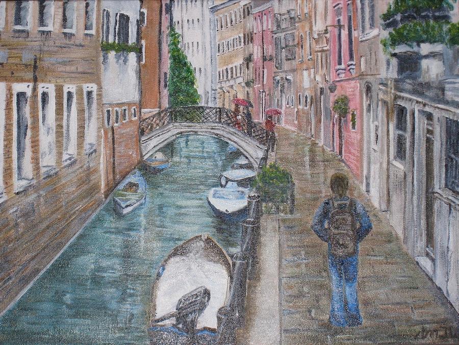 Venice #3 Painting by Donna Muller