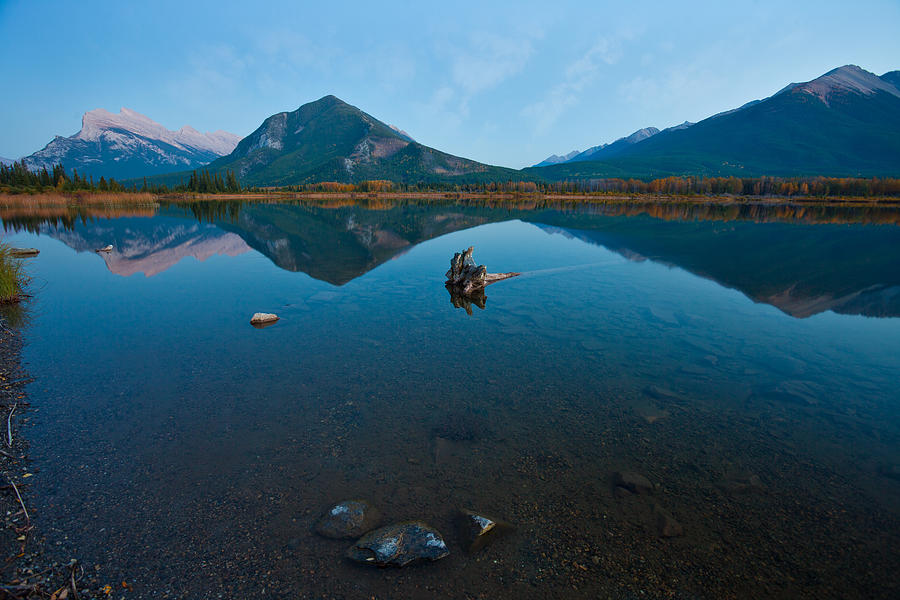 Vermilion Lake Photograph - Vermilion Lake Reflections by Manju Shekhar Vermilion Lake Photograph - Vermilion Lake Reflections by Manju Shekhar