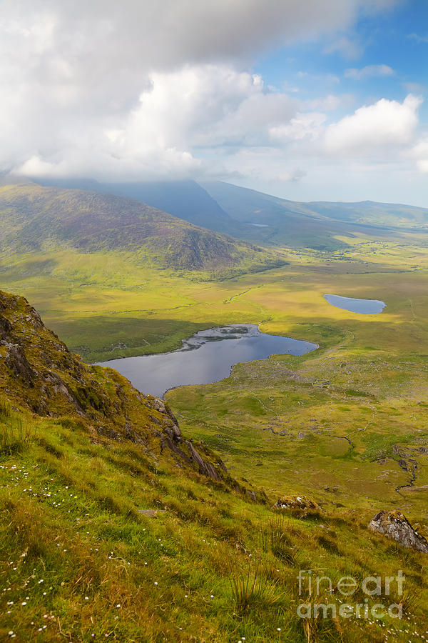 Dingle Peninsula Photograph - View From Connor Pass by Gabriela Insuratelu Dingle Peninsula Photograph - View From Connor Pass by Gabriela Insuratelu