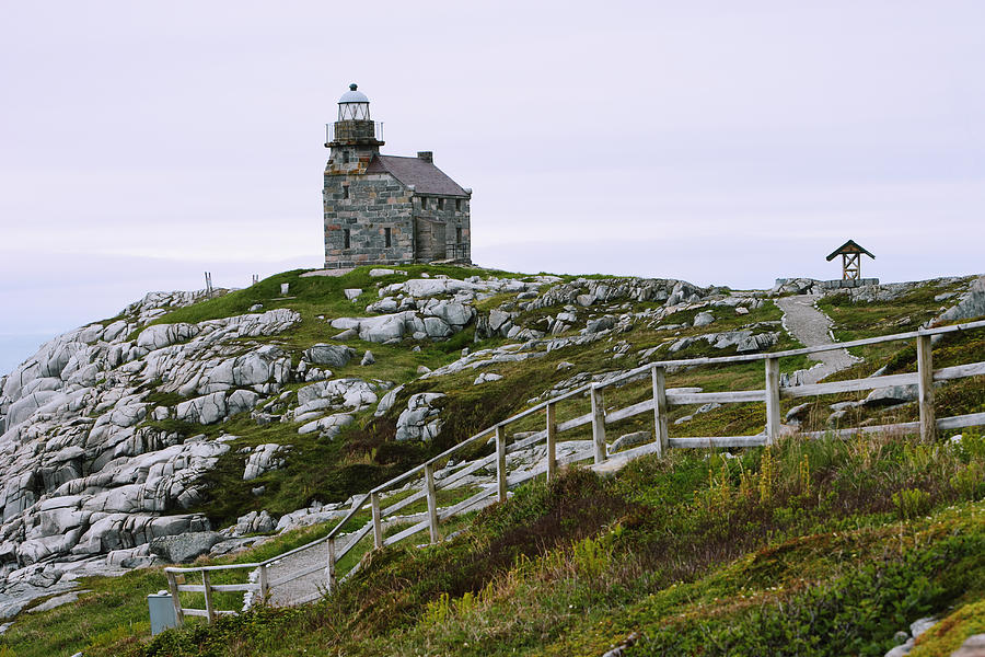 View Of Lighthouse, Rose Blanche Photograph by Yves Marcoux | Fine Art ...