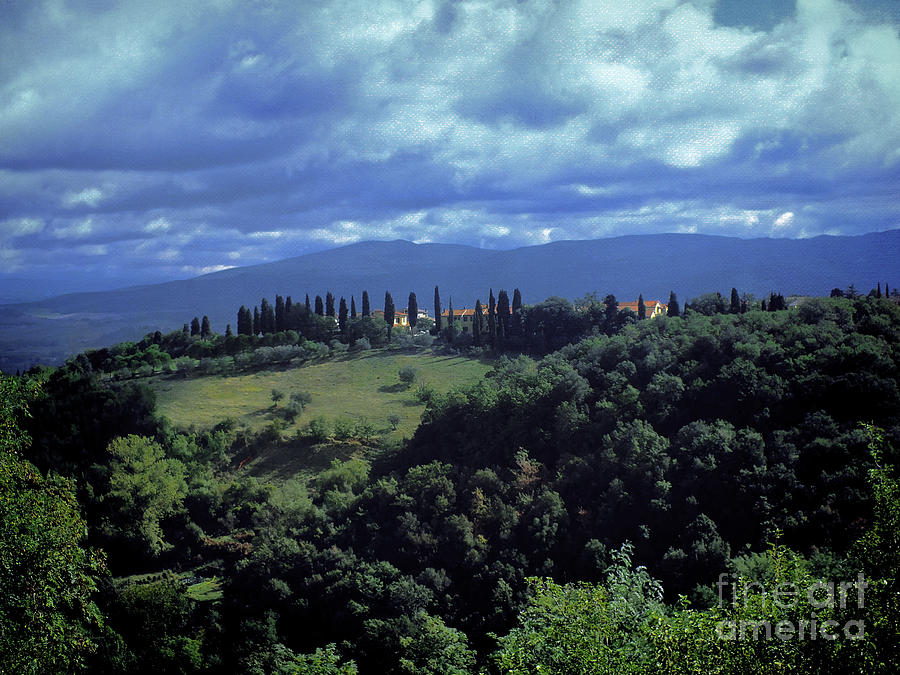 View of Tuscany #1 Photograph by Karen Lewis