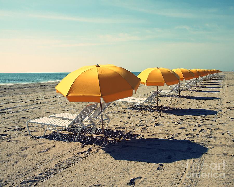 Umbrella Photograph - Vintage Virginia Beach #1 by Scott Allison