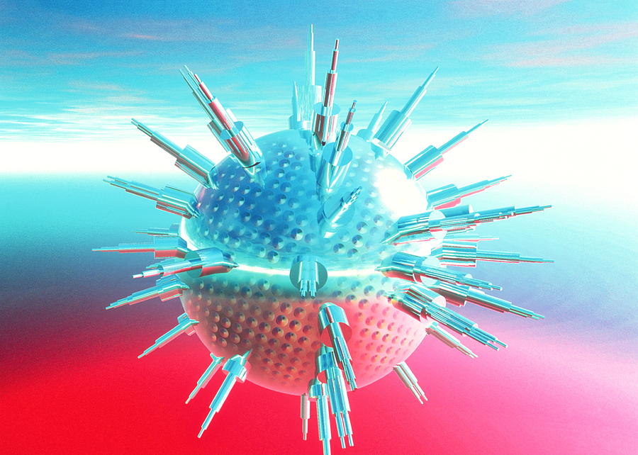 Virus #1 Photograph by Mehau Kulyk - Fine Art America