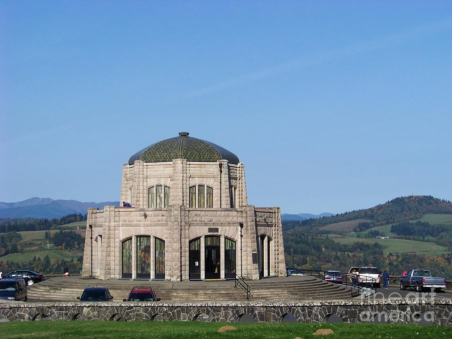 Vista House at Crown Point #2 Photograph by Charles Robinson