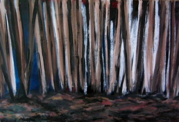 Landscape Painting - Walk In The Woods #1 by Anne Krein