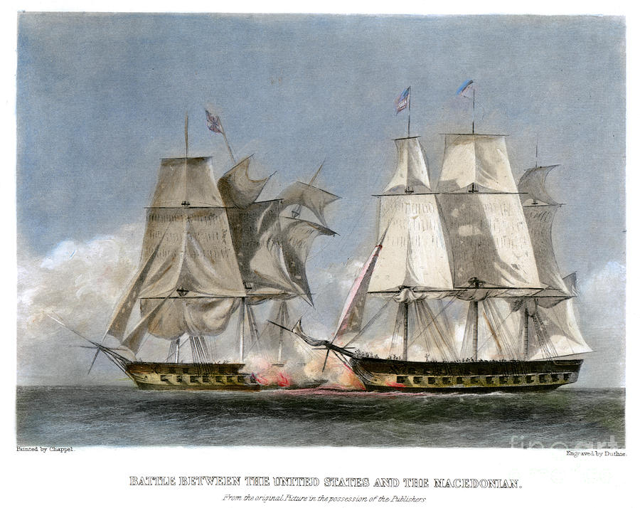 War Of 1812: Naval Battle #1 Photograph by Granger