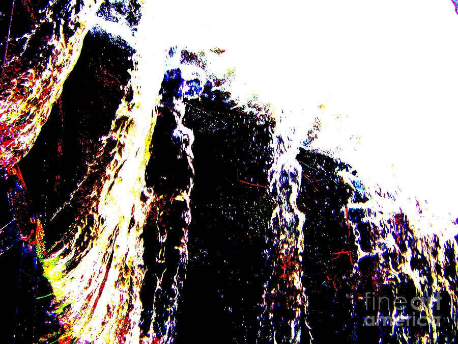 Water falls #1 Mixed Media by Rogerio Mariani