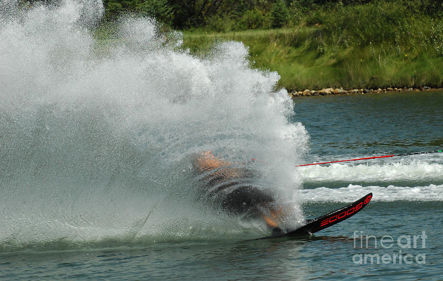 Water Skiing Magic of Water 26 #1 Photograph by Bob Christopher